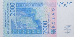 2000 Francs WEST AFRIKANISCHE STAATEN  2011 P.116Aj ST