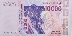 10000 Francs STATI AMERICANI AFRICANI  2015 P.118Ao FDC