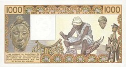 1000 Francs ESTADOS DEL OESTE AFRICANO  1987 P.207Bg SC+