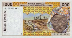 1000 Francs WEST AFRIKANISCHE STAATEN  1991 P.211Ba ST