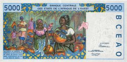 5000 Francs STATI AMERICANI AFRICANI  1992 P.213Ba FDC