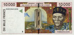 10000 Francs WEST AFRIKANISCHE STAATEN  1994 P.214Bb fST+