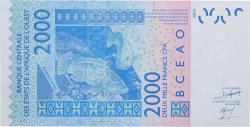 2000 Francs WEST AFRIKANISCHE STAATEN  2009 P.216Bh fST+