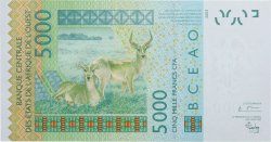 5000 Francs STATI AMERICANI AFRICANI  2003 P.217Ba AU