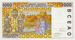 1000 Francs WEST AFRIKANISCHE STAATEN  1993 P.311Cd fST+