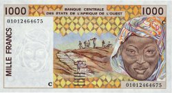 1000 Francs WEST AFRIKANISCHE STAATEN  2001 P.311Cl ST
