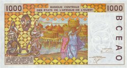 1000 Francs STATI AMERICANI AFRICANI  2001 P.311Cl FDC