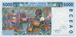 5000 Francs WEST AFRIKANISCHE STAATEN  1995 P.313Cd ST