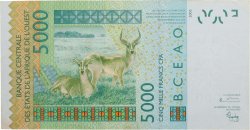5000 Francs WEST AFRICAN STATES  2003 P.317Ca XF