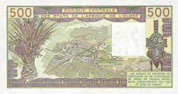 500 Francs WEST AFRIKANISCHE STAATEN  1988 P.405Da ST