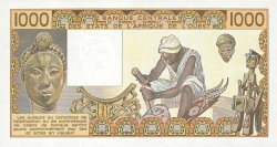 1000 Francs ESTADOS DEL OESTE AFRICANO  1987 P.406Dh FDC