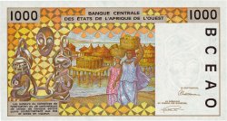 1000 Francs ESTADOS DEL OESTE AFRICANO  1993 P.411Dc FDC