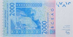 2000 Francs STATI AMERICANI AFRICANI  2004 P.416Db FDC
