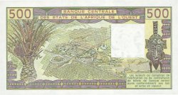 500 Francs WEST AFRICAN STATES  1989 P.606Hk UNC
