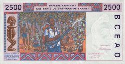 2500 Francs ESTADOS DEL OESTE AFRICANO  1993 P.612Hb SC+