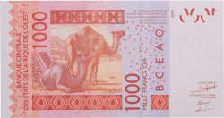 1000 Francs STATI AMERICANI AFRICANI  2009 P.615Hh q.FDC