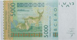 5000 Francs STATI AMERICANI AFRICANI  2016 P.617Hp FDC