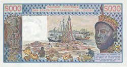 1000 Francs STATI AMERICANI AFRICANI  1989 P.708Ke q.FDC