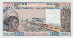5000 Francs ESTADOS DEL OESTE AFRICANO  1987 P.708Kl SC+