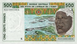 500 Francs ESTADOS DEL OESTE AFRICANO  1992 P.710Kb FDC