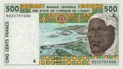 500 Francs ESTADOS DEL OESTE AFRICANO  1993 P.710Kc FDC