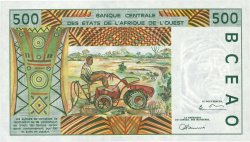 500 Francs STATI AMERICANI AFRICANI  1997 P.710Kh FDC