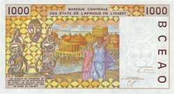1000 Francs ESTADOS DEL OESTE AFRICANO  2001 P.711Kk FDC