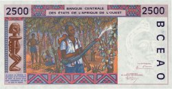 2500 Francs ESTADOS DEL OESTE AFRICANO  1994 P.712Kc FDC