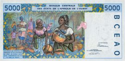 5000 Francs STATI AMERICANI AFRICANI  1993 P.713Kb q.FDC