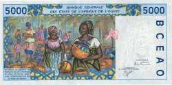 5000 Francs ESTADOS DEL OESTE AFRICANO  2001 P.713Kk FDC