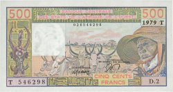 500 Francs WEST AFRICAN STATES  1979 P.805T UNC-