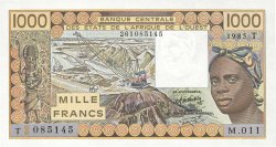 1000 Francs WEST AFRIKANISCHE STAATEN  1985 P.807Tf ST