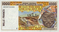 1000 Francs STATI AMERICANI AFRICANI  1993 P.811Tc q.FDC