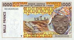 1000 Francs ESTADOS DEL OESTE AFRICANO  1996 P.811Tf FDC