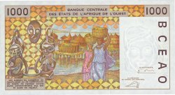 1000 Francs ESTADOS DEL OESTE AFRICANO  2002 P.811Tl FDC