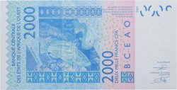 2000 Francs ESTADOS DEL OESTE AFRICANO  2012 P.816Tl FDC