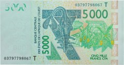 5000 Francs WEST AFRIKANISCHE STAATEN  2003 P.817Ta fST+