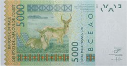 5000 Francs STATI AMERICANI AFRICANI  2011 P.817Tj FDC
