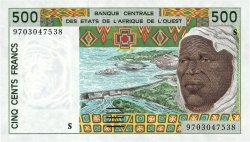 500 Francs WEST AFRICAN STATES  1997 P.910Sa UNC-