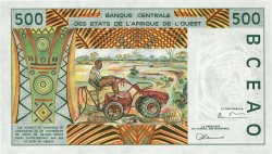 500 Francs ESTADOS DEL OESTE AFRICANO  1998 P.910Sc FDC