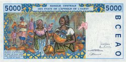 5000 Francs WEST AFRIKANISCHE STAATEN  1998 P.913Sb fST+