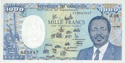 1000 Francs CAMERUN  1989 P.26a FDC