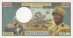 1000 Francs CENTRAL AFRICAN REPUBLIC  1978 P.06 XF