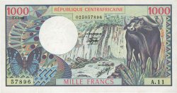 1000 Francs CENTRAL AFRICAN REPUBLIC  1980 P.10 XF