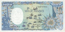 1000 Francs CONGO  1992 P.11 UNC