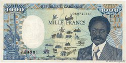 1000 Francs Fauté GABON  1986 P.10a q.SPL
