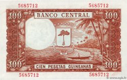 100 Pesetas Guineanas ÄQUATORIALGUINEA  1969 P.01 fST+