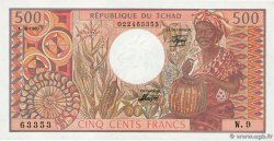 500 Francs CHAD  1980 P.06 UNC