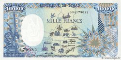 1000 Francs CHAD  1985 P.10Aa AU+