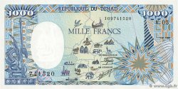 1000 Francs CIAD  1988 P.10Aa FDC